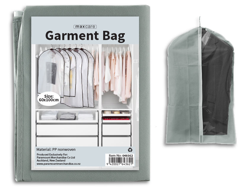 Maxcare Garment Bag 60x100cm Silver – 040362