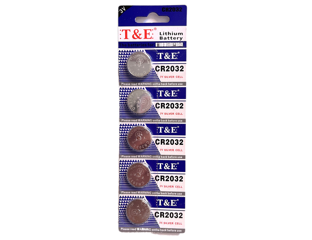 CELL BATTERY CR2032 5pc --ORD