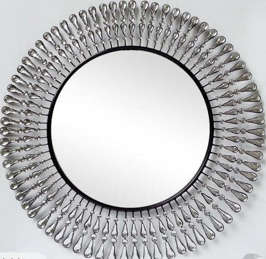 Contemporary Wall Spike Mirror