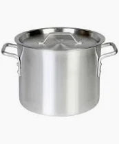 Stock Pot 12 L with Lid Stainless Steel