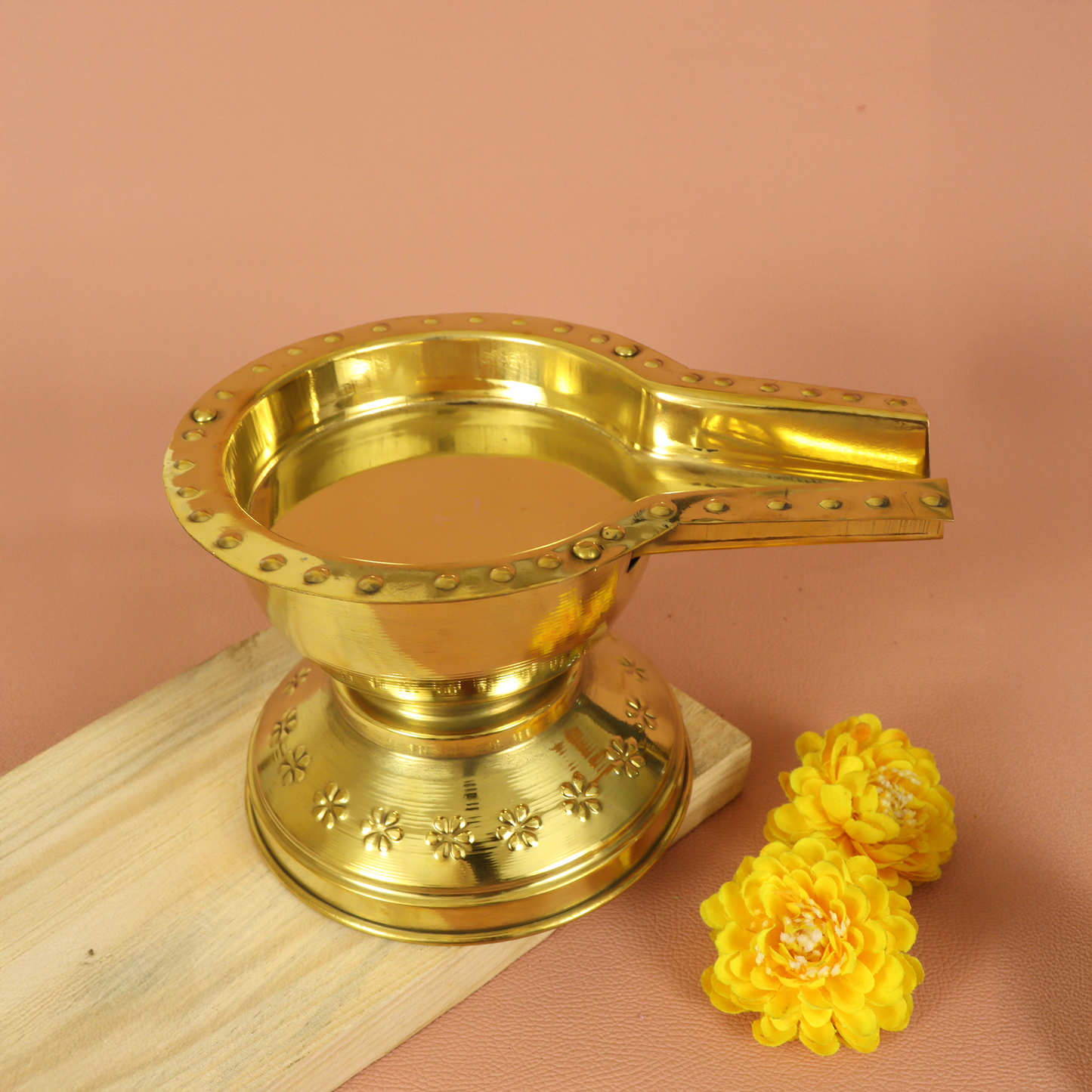 Brass Shivling Jaldhari Stand
