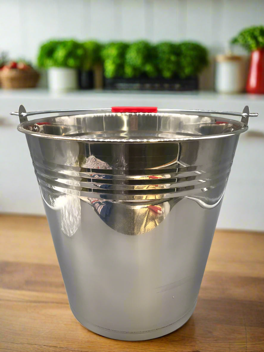 Stainless bucket(16L,D:34,H:30cm)