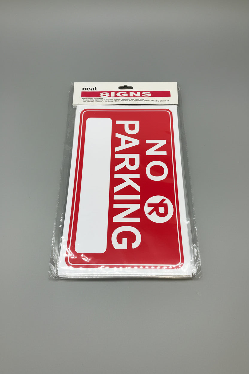Sign- No parking