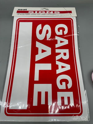 Sign-Garage sale