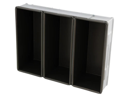 Commercial 3 Tray 700g Loaf Baking Pan with Lid - Heavy Duty Non-Stick