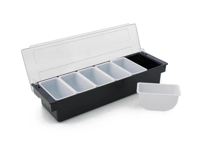 Storage Containers Bar Condiment Caddy 6 Dishes