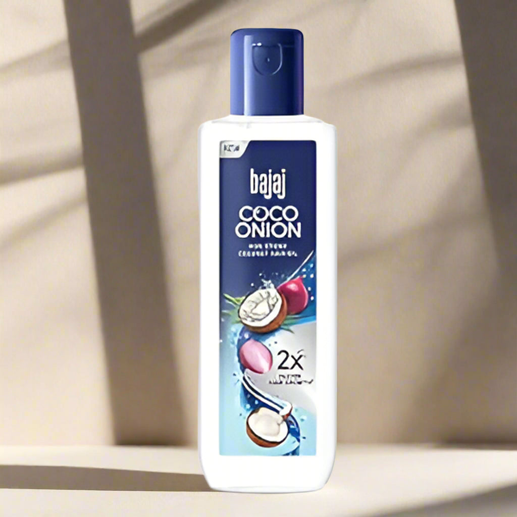 Bajaj Coco Onion Hair Oil- Non Sticky Hair Oil For 2X Faster Hair Growth* - 180ml