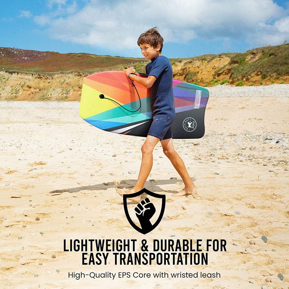 Surfing Board for Beach Kids with Wrist Leash Surfing for Kids & Adults