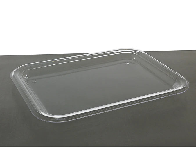 Medium Serving Tray with Domed Cover Lid - Food Grade Polycarbonate 52x39cm