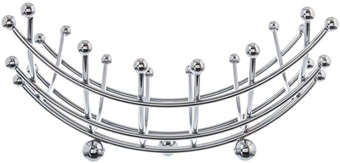 Aluminum Fruit Basket - Chrome Plated