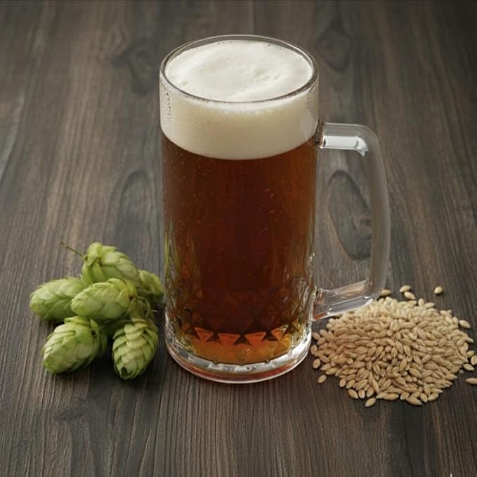 Glass Beer Mug - Transparent