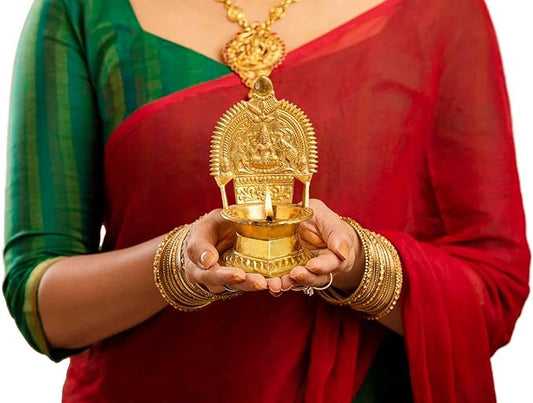 Brass Kamakshi Diya