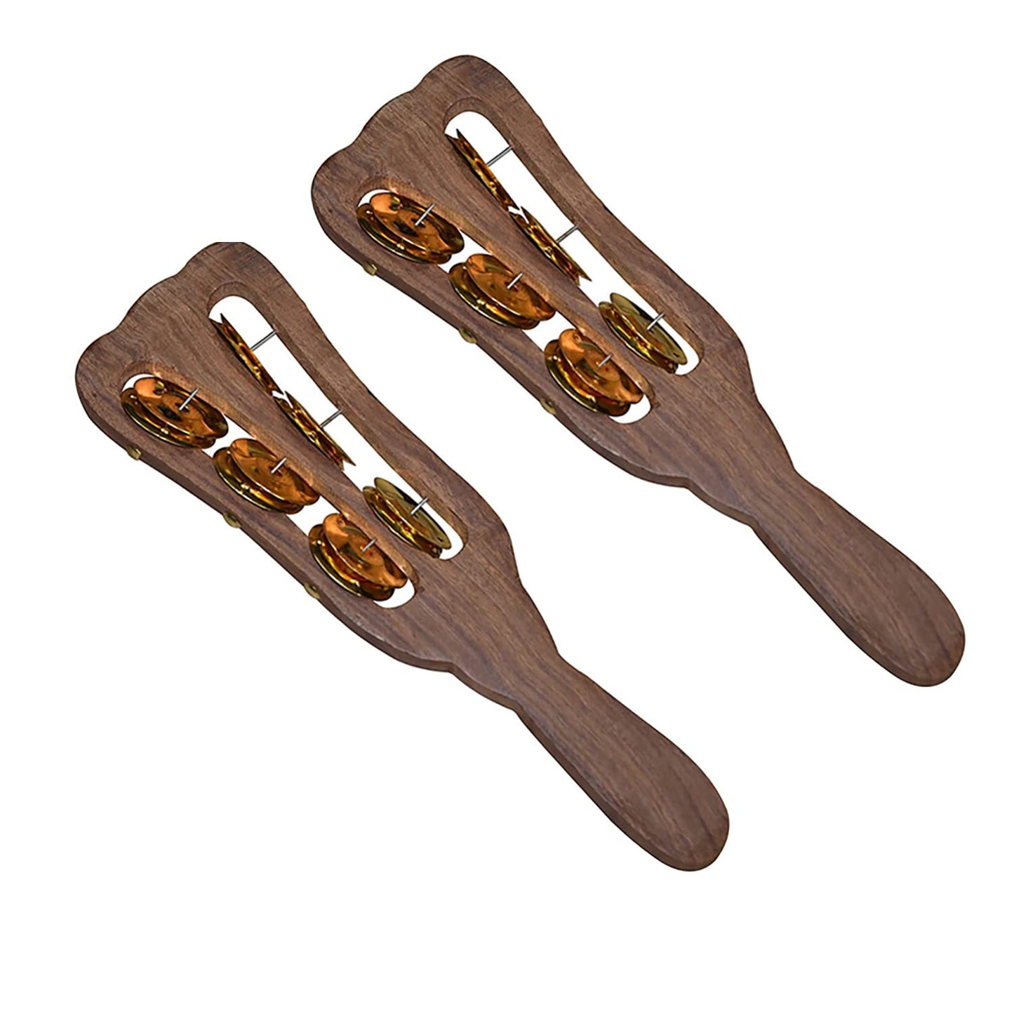 Rattlep Wooden Mozart sheesham wood Hand Taal khartal Handmade Indian Musical Instrument 1pcs