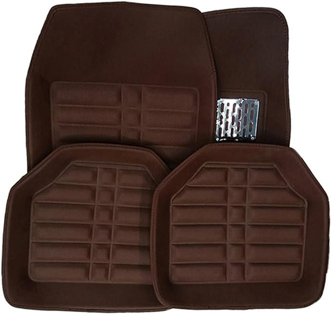 3D Bucketed Leather 5 Pcs Car Mats