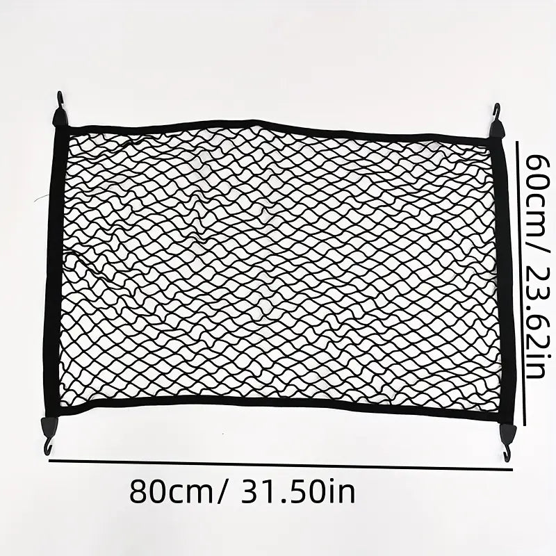 1pc Universal Fit Spandex Truck Bed Mesh - Highly Elastic Cargo Net for Pickup Trucks