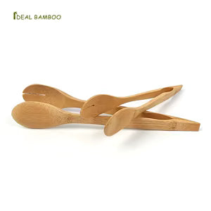 Bamboo Kitchen Tongs(30cm)