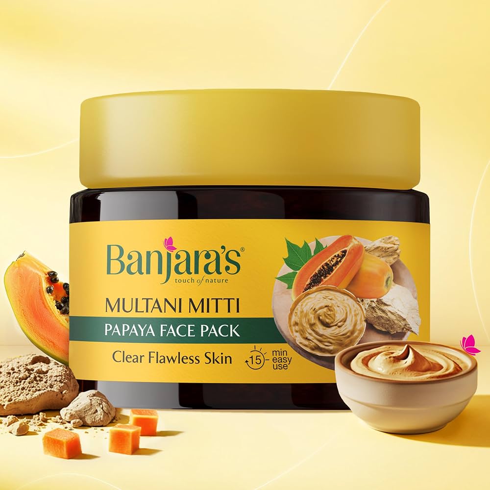MULTANI MITTI PAPAYA FACE PACK 100G