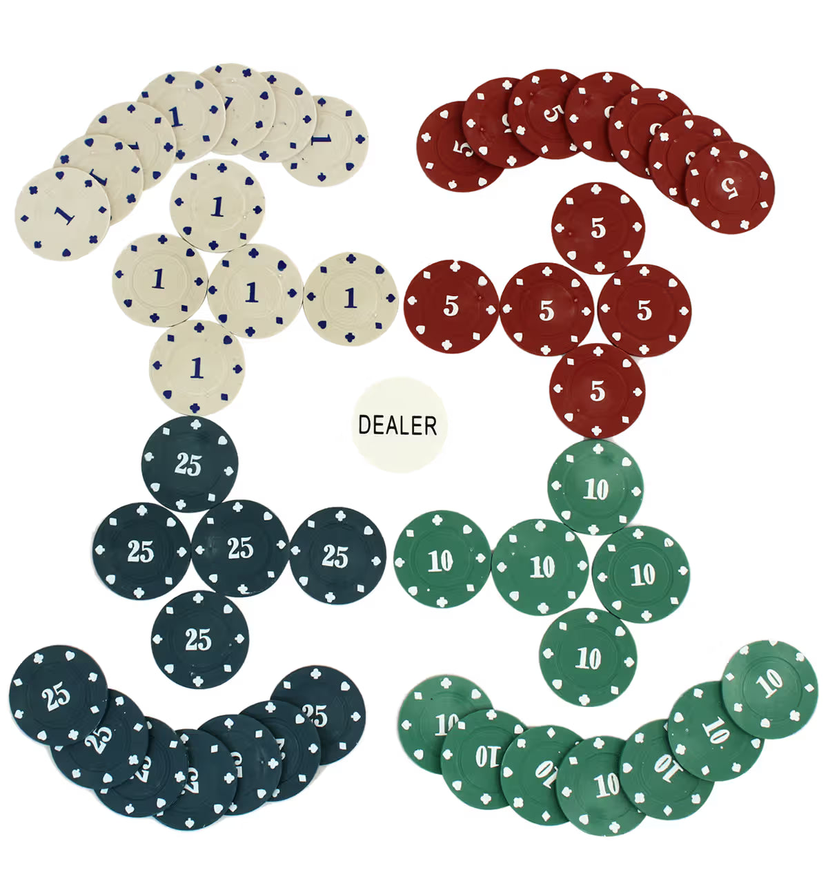 Playing chips (casino chips)