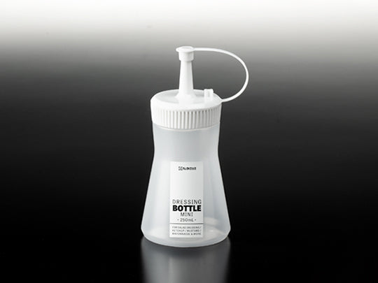 Plastic Dressing Bottle 250ml - White