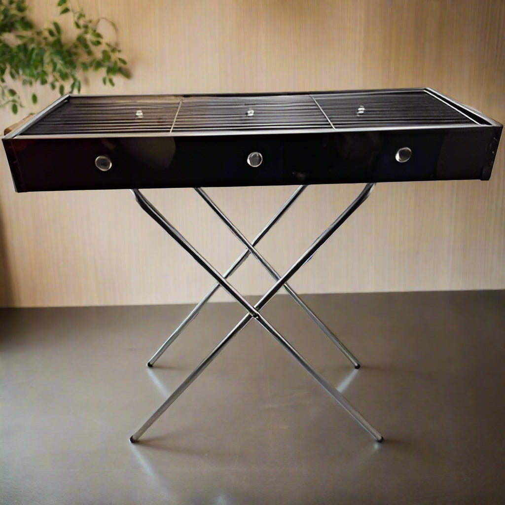 Portable Folding Barbeque Grill BBQ Steel