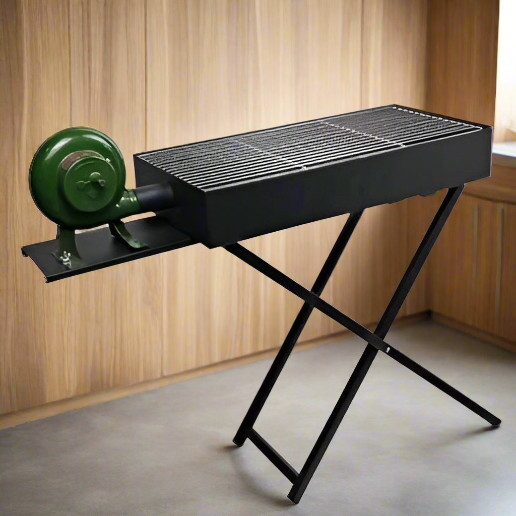 Portable Folding Charcoal Barbeque with Air Flow Control BBQ