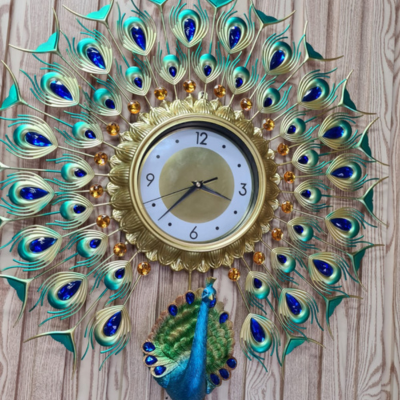 Peacock Feather Clock Type 2