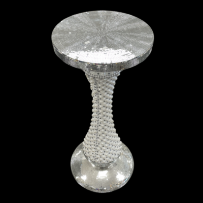 Pearl and Mirror Table Tall