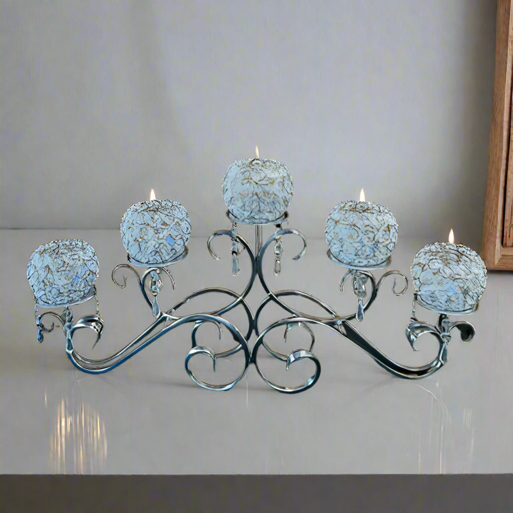 Candle Holder 7 Silver