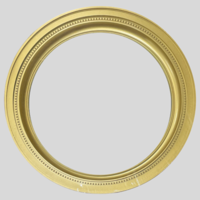 Craft Mirror Round Gold Type 8