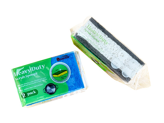 2pcs Non-scratch Natural Cellulose Cleaning Sponge