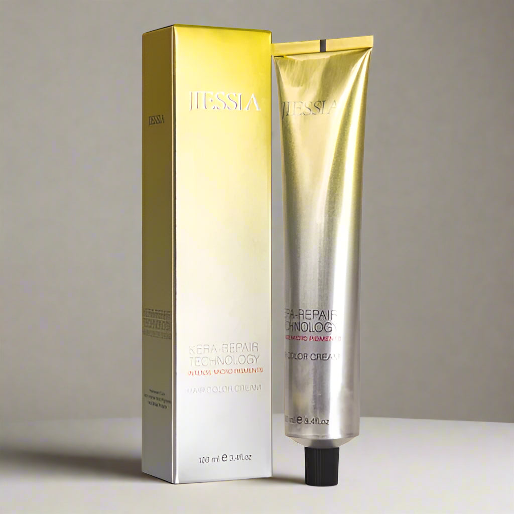 Jiessia Kera Repair Hair Color Cream-9/5- Very Light Blonde Mahogany