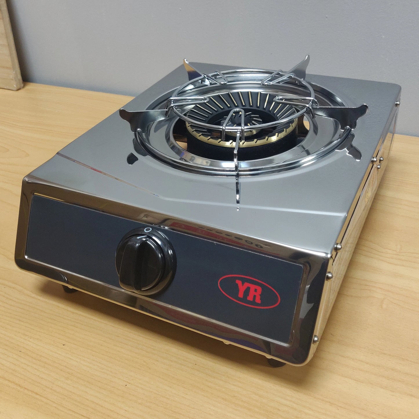 Single Cast Burner Stainless Steel Gas Stove - NZ Certified