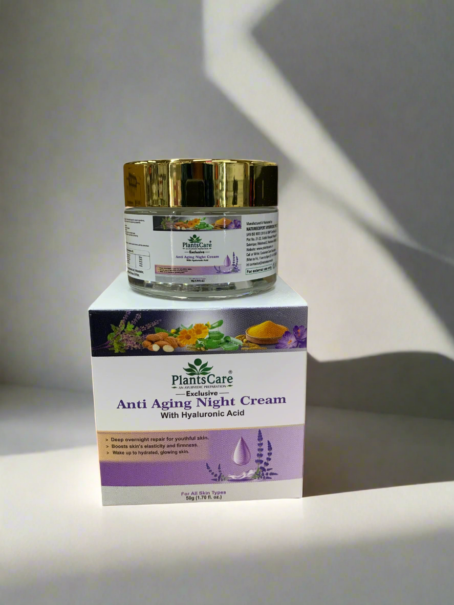 Plants Care Anti Aging Night Cream 50gm
