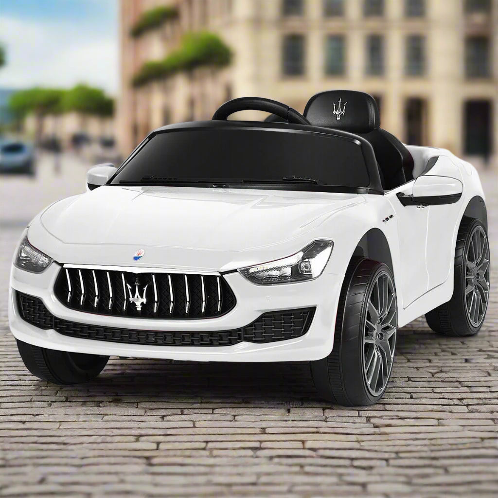 Maserati GL Ride on Toy Car - White
