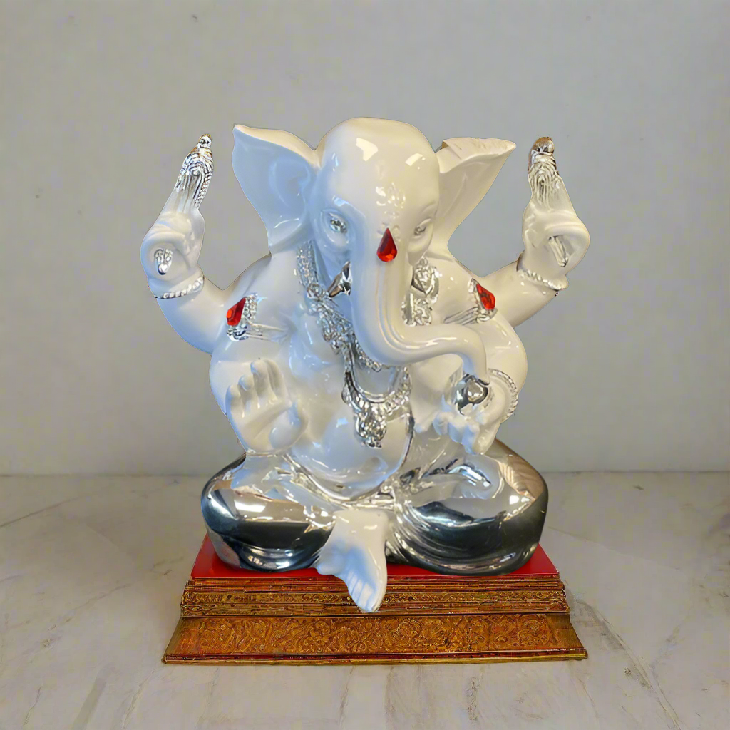 Ganesha Silver 13 cm
