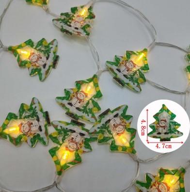 Christmas tree light (L:2M, 10 lights, AA battery operate)