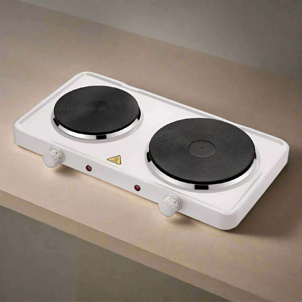Living & Co Double Hot Plate 2300W White