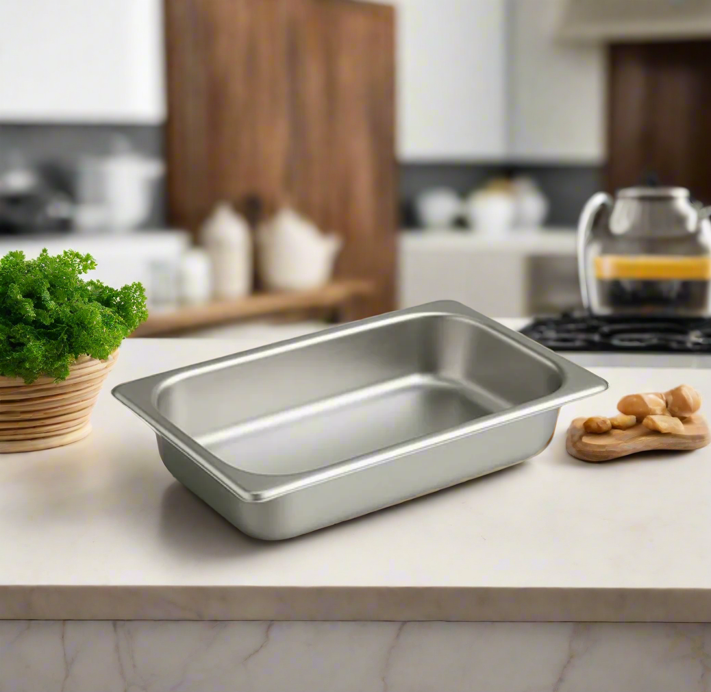 Stainless Steel 1/3 Gastronorm Pan 100mm