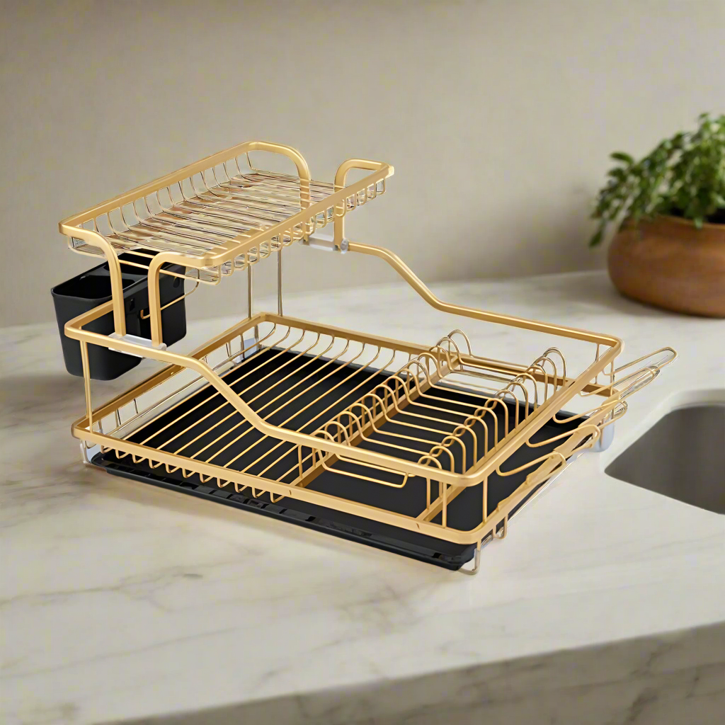 Dish rack Tier Golden – Big Bazaar