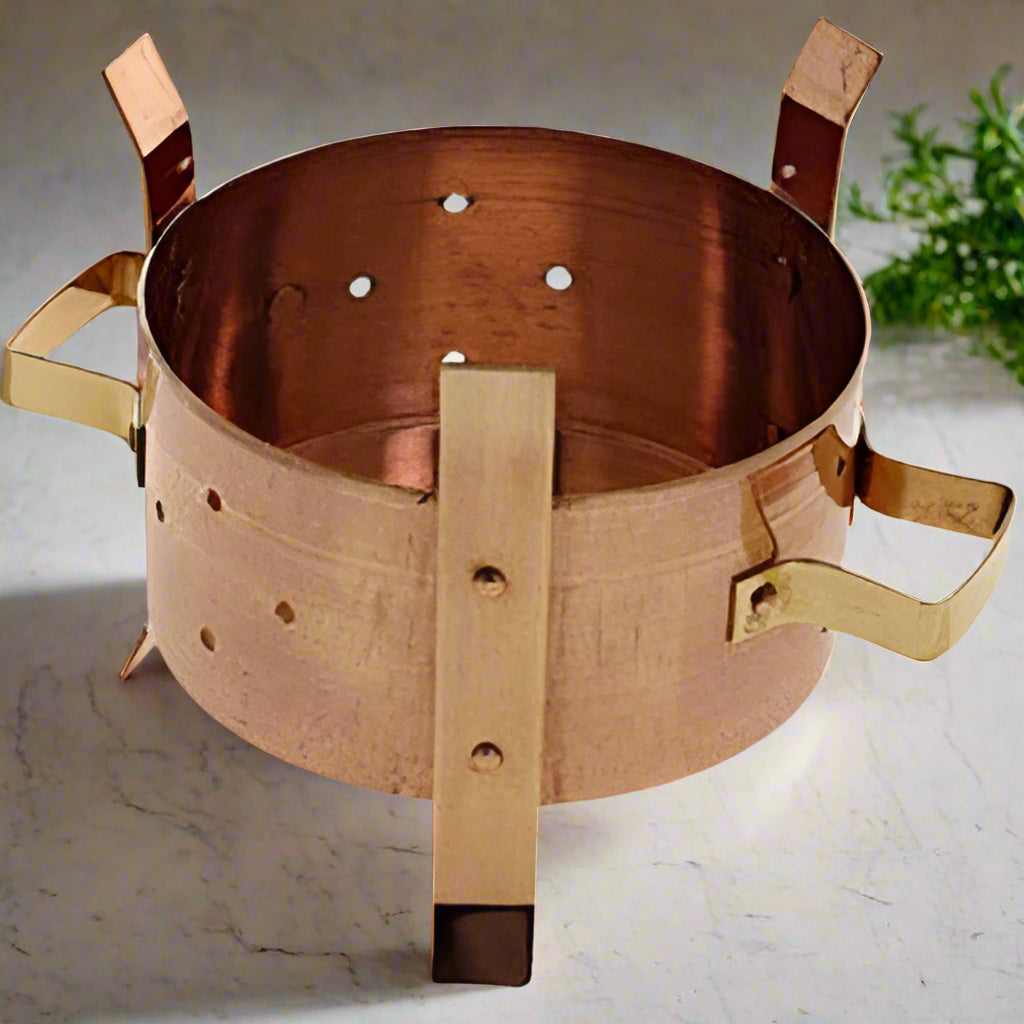 Copper Coal Serving dish
