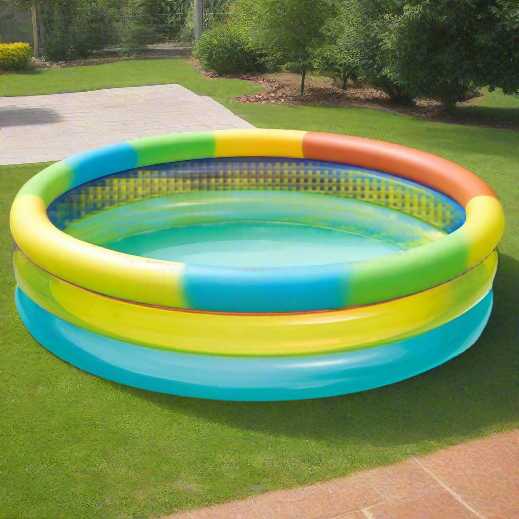 Inflatable Rainbow Baby Pool 86cm