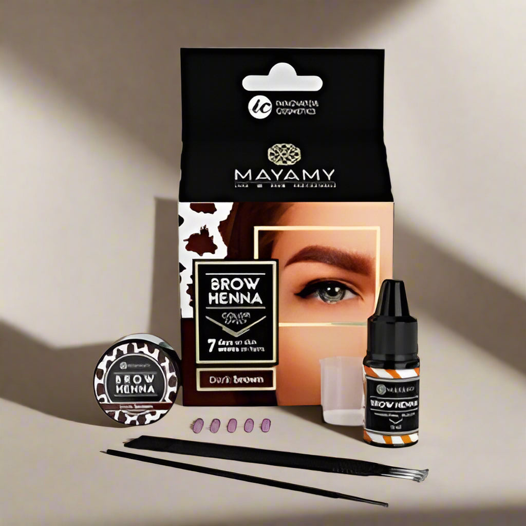 Brow Henna Home Kit - Dark Brown