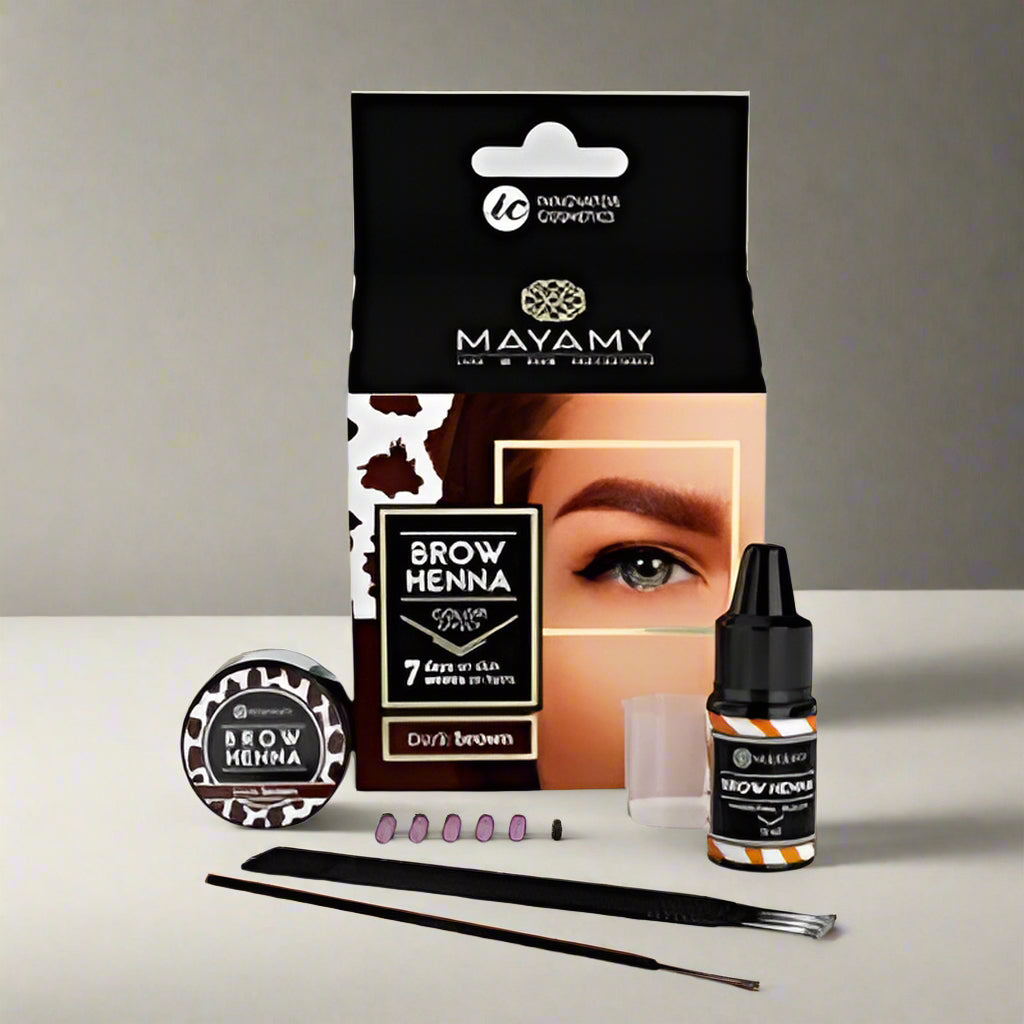 Brow Henna Home Kit - Dark Brown