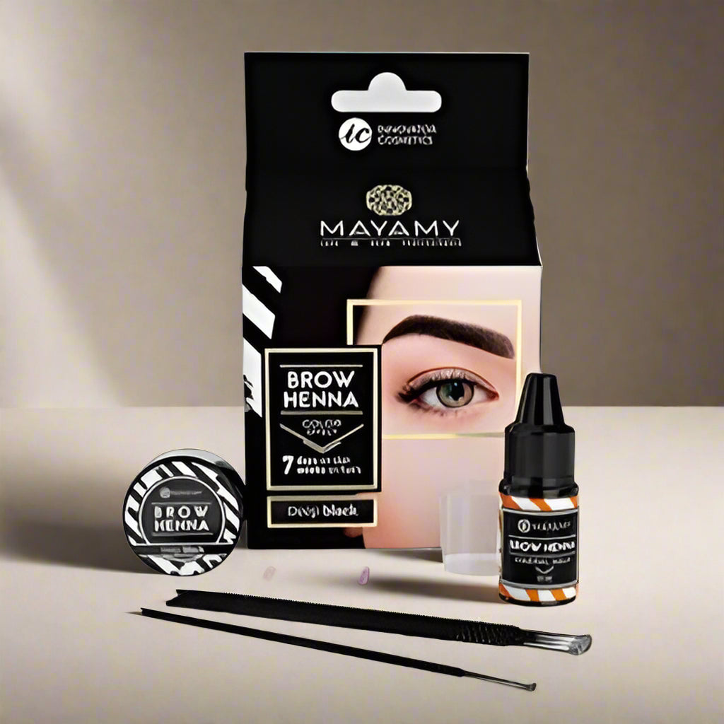 Brow Henna Home Kit - Deep Black
