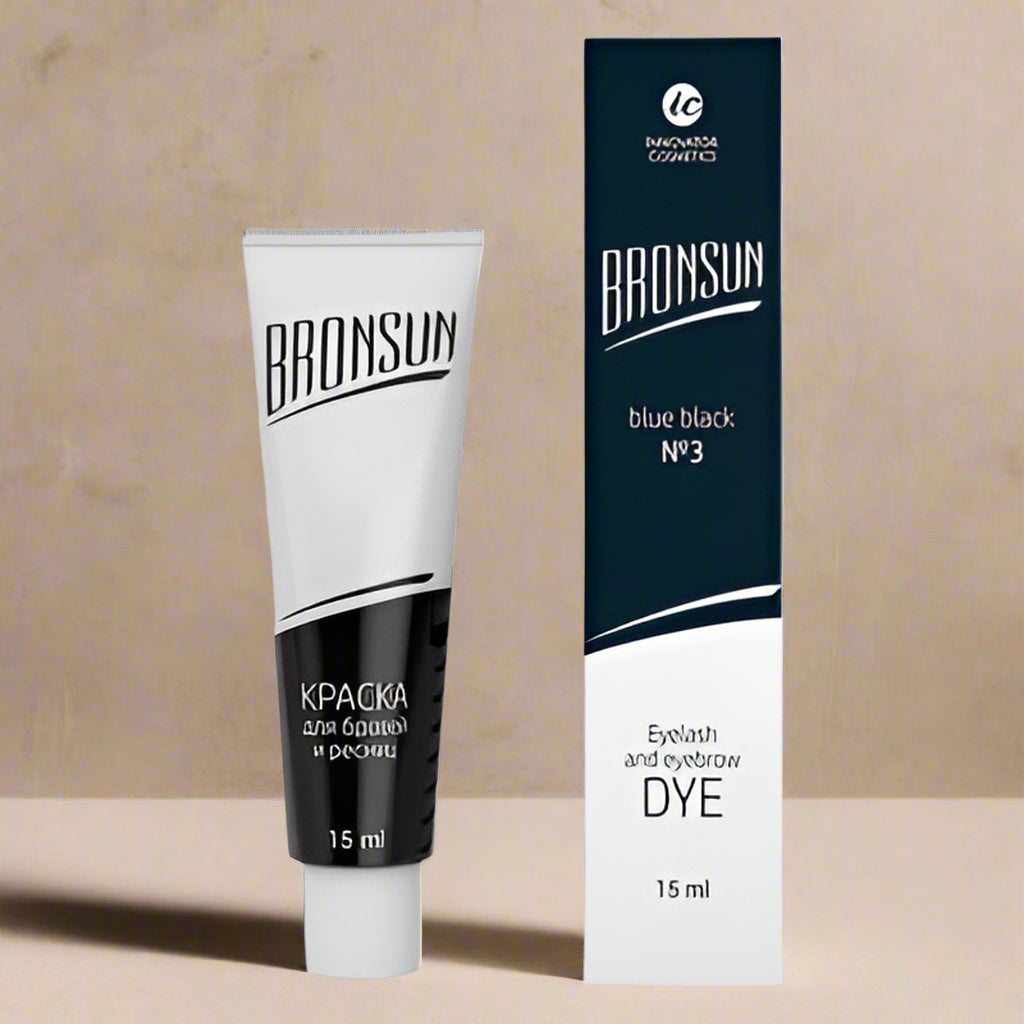 Bronsun Eyelash and Eyebrow Dye - Blue Black