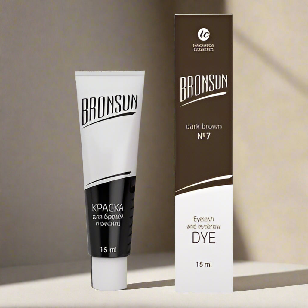 Bronsun Eyelash and Eyebrow Dye - Dark Brown