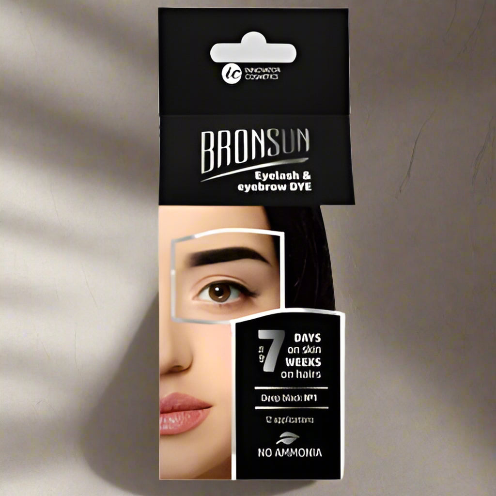 Bronsun Deep Black Eyelash and Eyebrow Dye