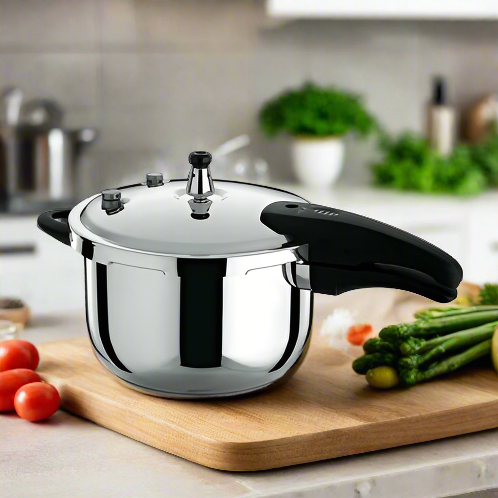 Stainless Steel Pressure Cooker 6L