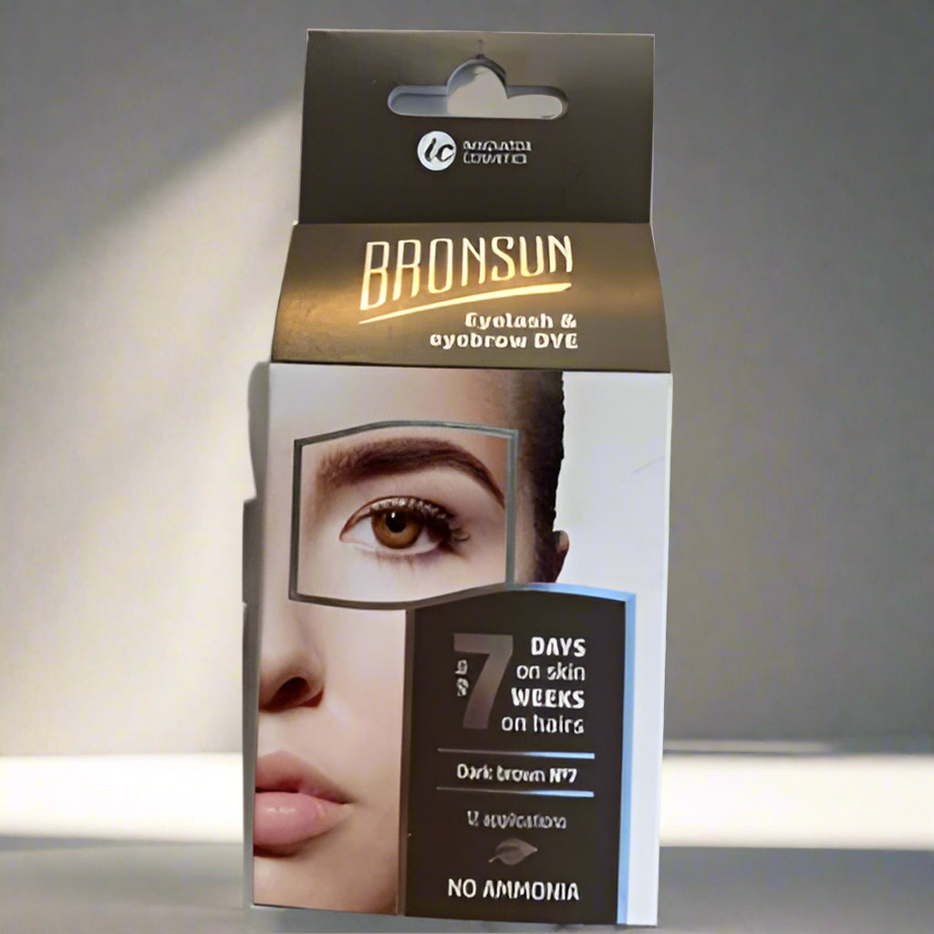 Bronsun Dark Brown Eyelash and Eyebrow Dye