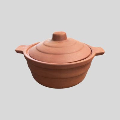 Clay Pot with Lid 22cm